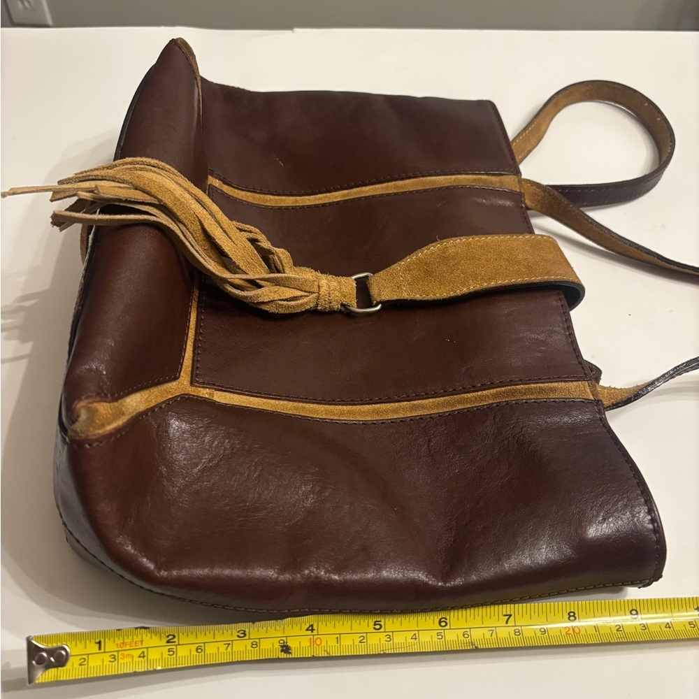 Claudia Firenze Leather Tassel Tote Bag - Picture 12 of 12